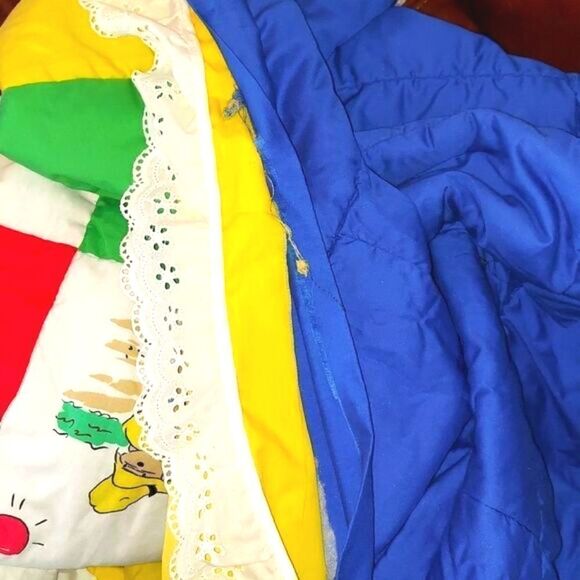 Vintage Handmade Paddington Bear Quilt - Picture 5 of 5